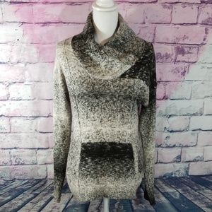 BENCH COWL NECK KNIT MARLED TUNIC SWEATER